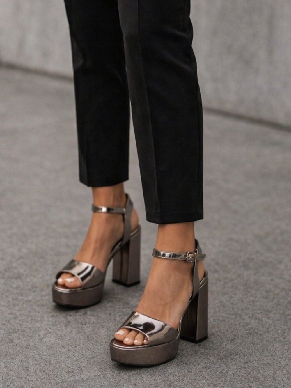 Armani Exchange Platform Heels Size 39